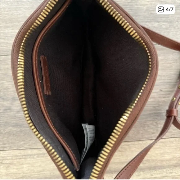 Madewell The Simple Crossbody Brown Leather - Picture 4 of 5